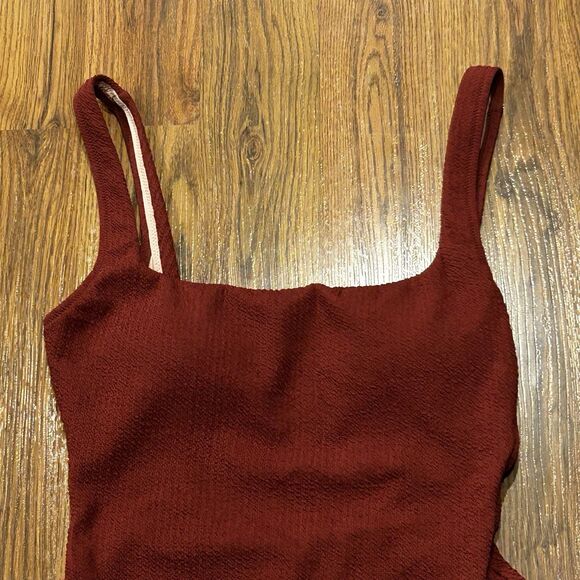 J. Crew One Piece Swimsuit in Deep Red - Picture 2 of 6